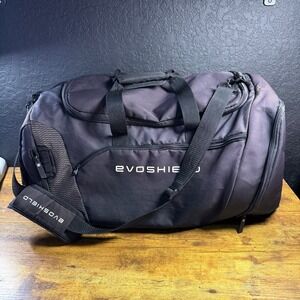Evoshield Tone Set Performance Duffel Bag Black Large Athletic Sports Bag
